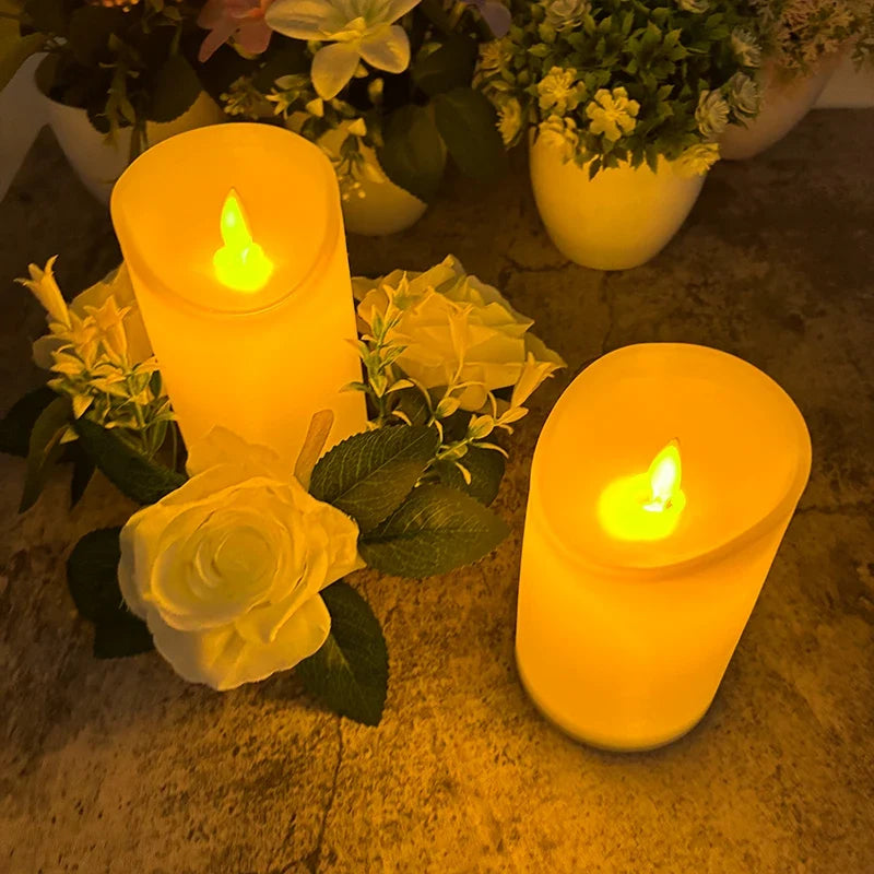 Moving-Flame LED Candles