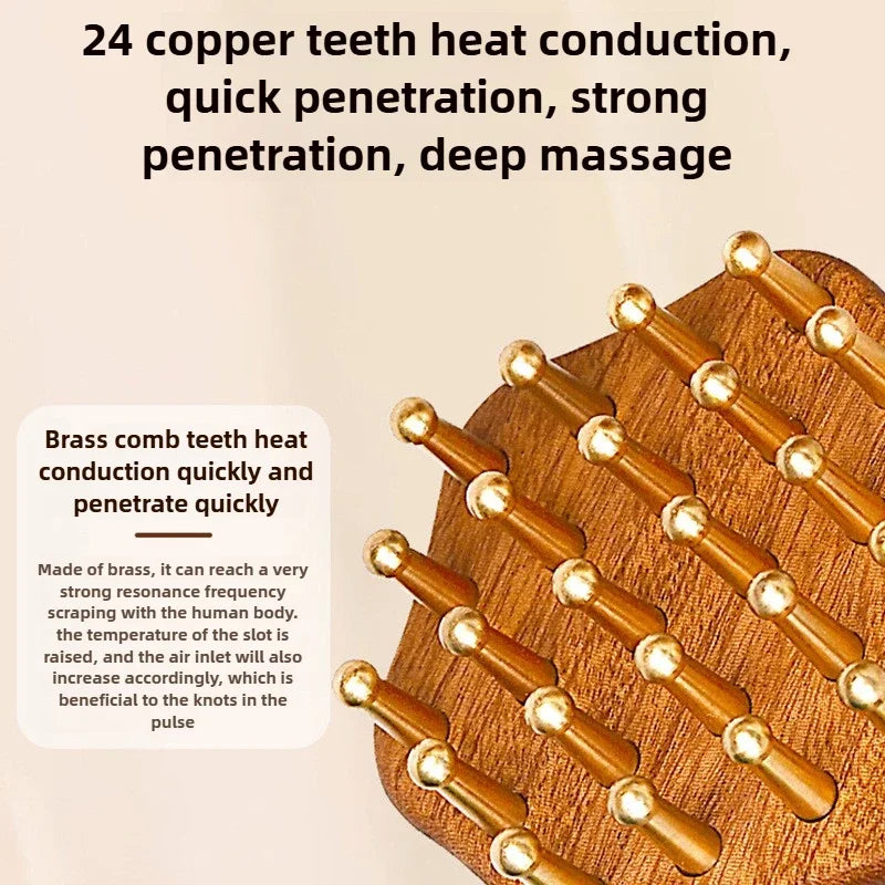Brass Gua Sha Massage Tool