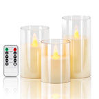 Remote-Control LED Flameless Candle Set